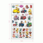 PAW PATROL COLOURING SET ชุดระบายสี EXCITED! + สีไม้และสติ๊กเกอร์โฮโลแกรม